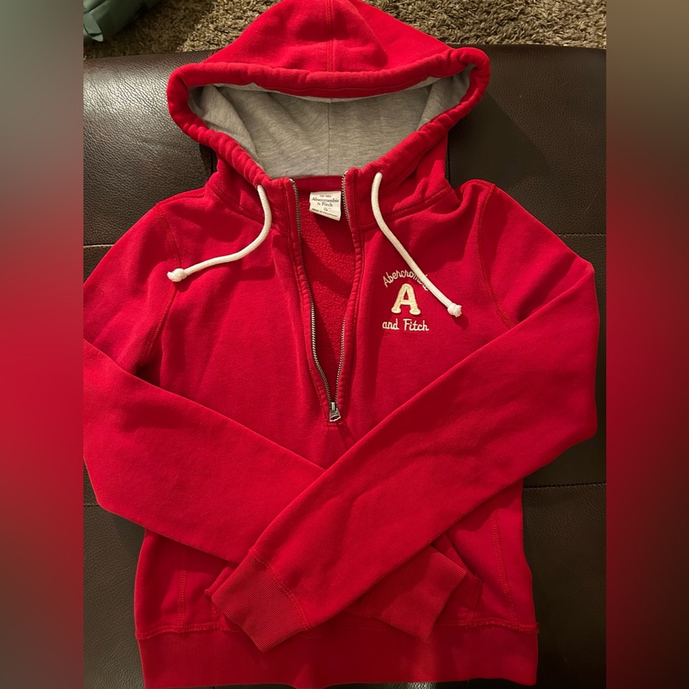 ‼️‼️‼️SOLD‼️‼️‼️    Abercrombie red sweater